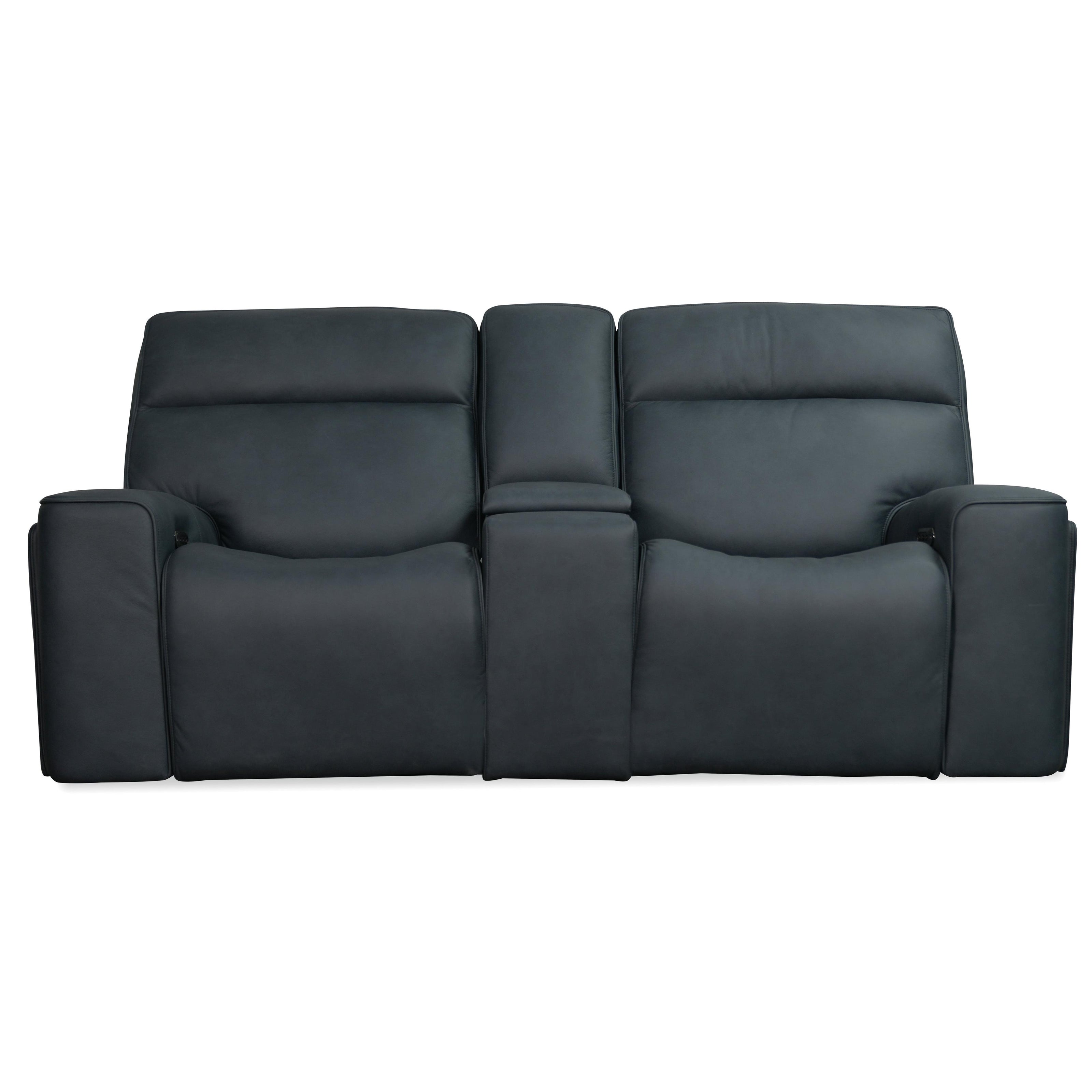 Hooker Furniture Riverton Power Gliding Console Loveseat with Power Headrest and Lumbar Sale