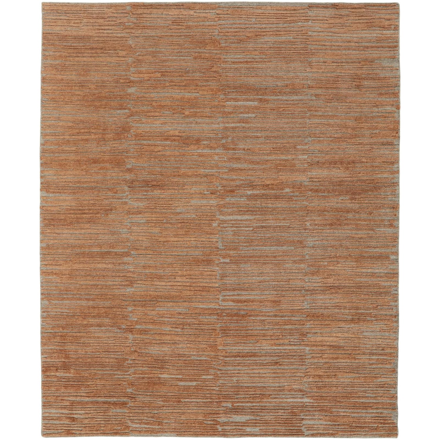 Feizy Braeside T8005 Transitional Abstract, Orange/Gray, Rug