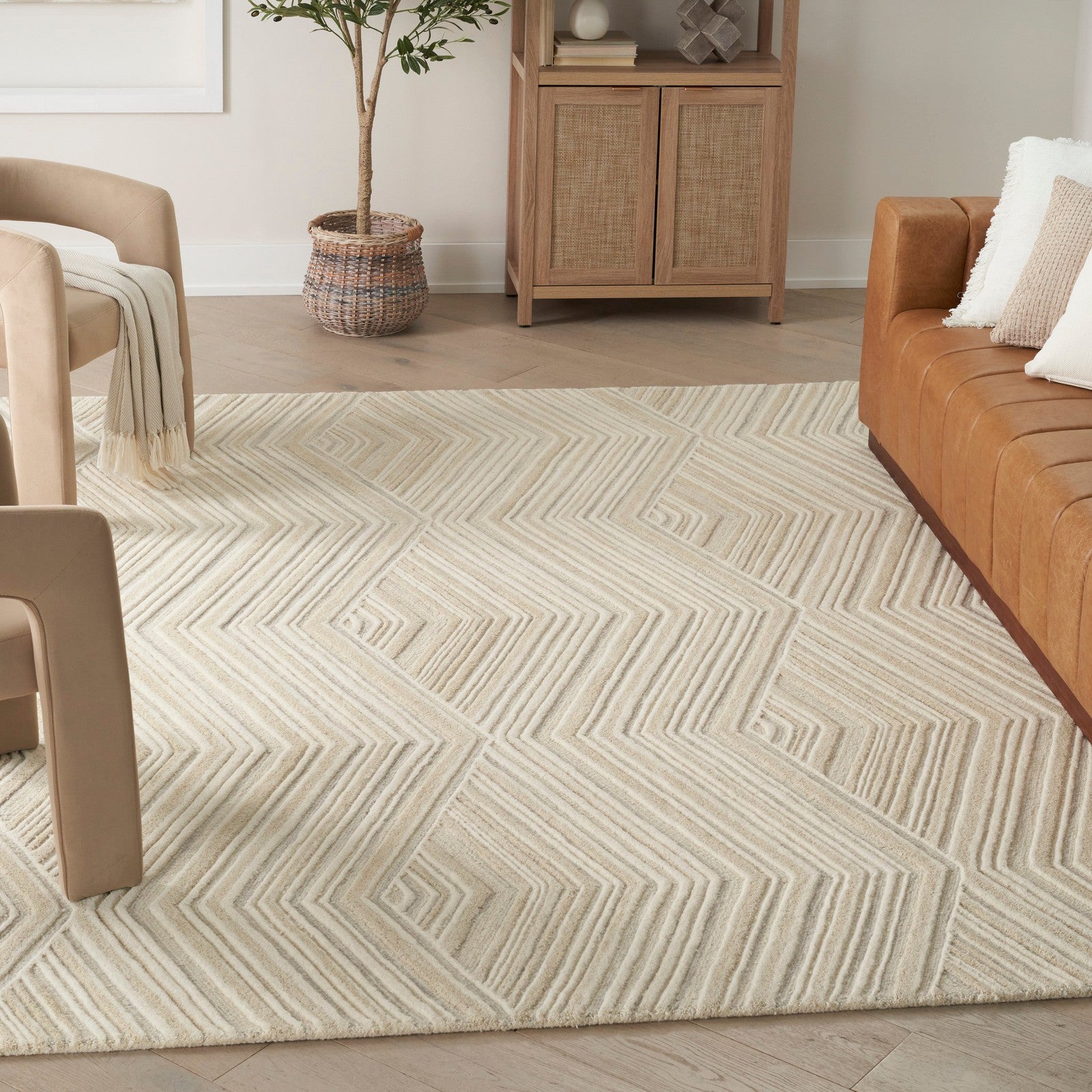 Nourison Graceful GRU03 Modern Indoor Rug