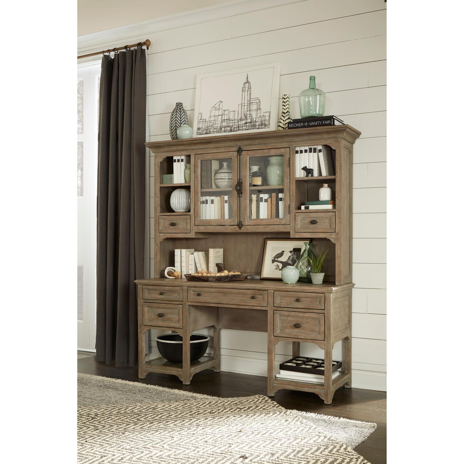 Magnussen Home Tinley Park Dove Tail Grey Desk