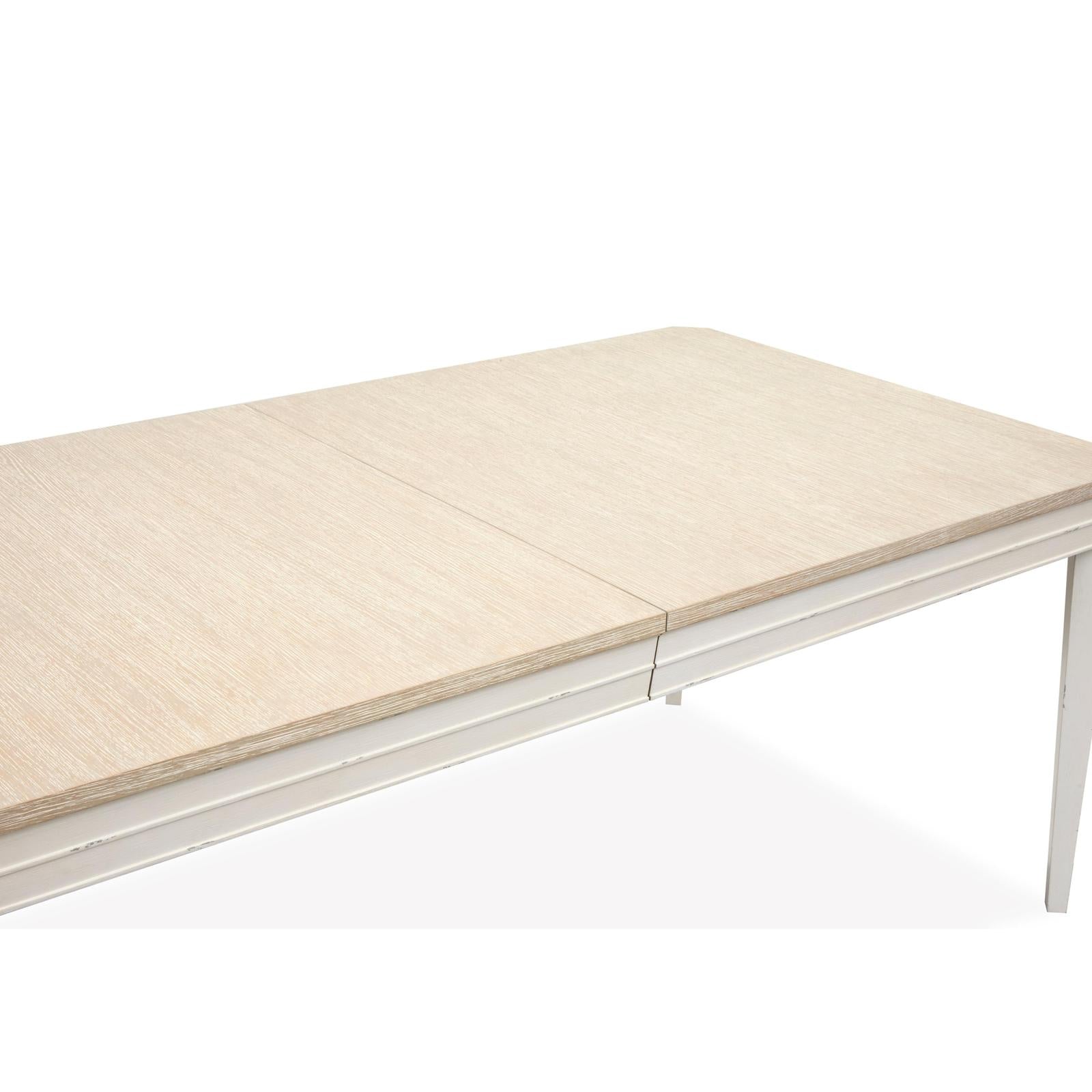 Salt Life Home Echo Isles Sea Pearl and Driftwood Extendable Rectangular Dining Table