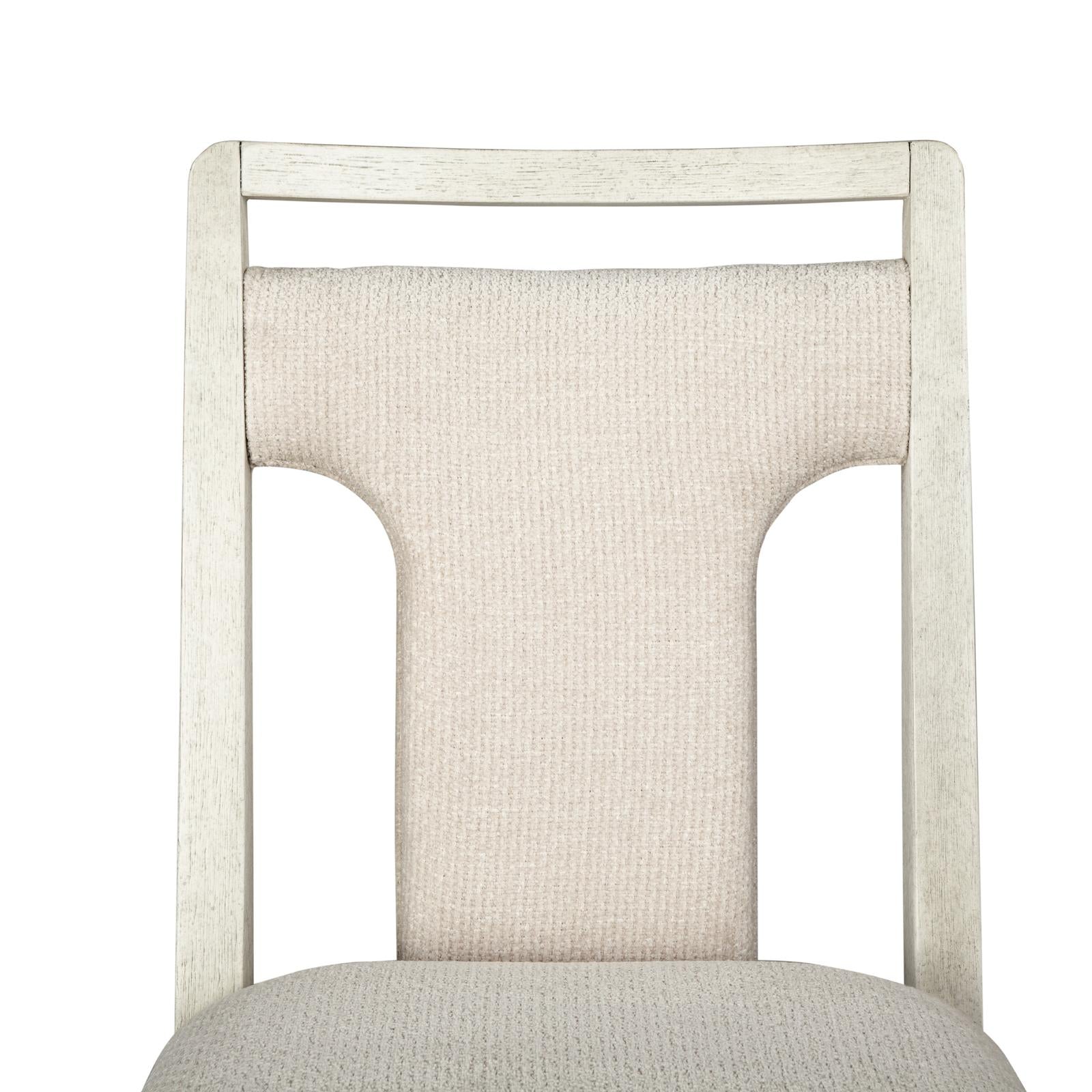 Magnussen Home Lorelei Misty Cloud Upholstered Side Chair Set of 2