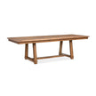 Magnussen Home Woodward Dark Clove Trestle Extendable Dining Table