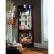 Pulaski Furniture PFC Curios Curved 5 Shelf Corner Curio Cabinet