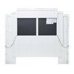 Michael Amini Palm Gate Upholstered Bed - Cloud White