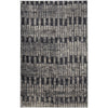Feizy Kano 39LKF Transitional Geometric Rug in Gray/Black/Ivory