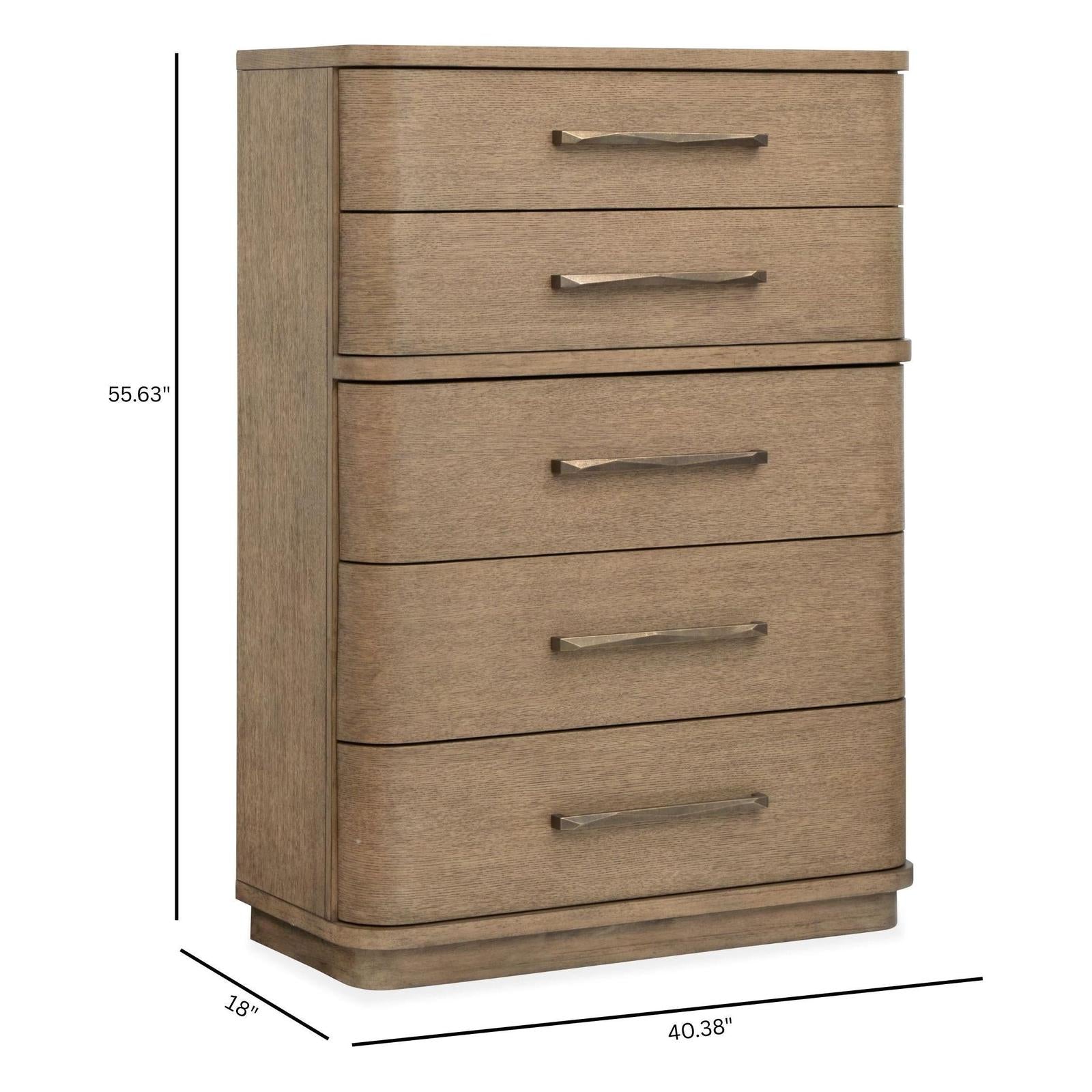 Magnussen Home Thorne Amber Brown Drawer Chest
