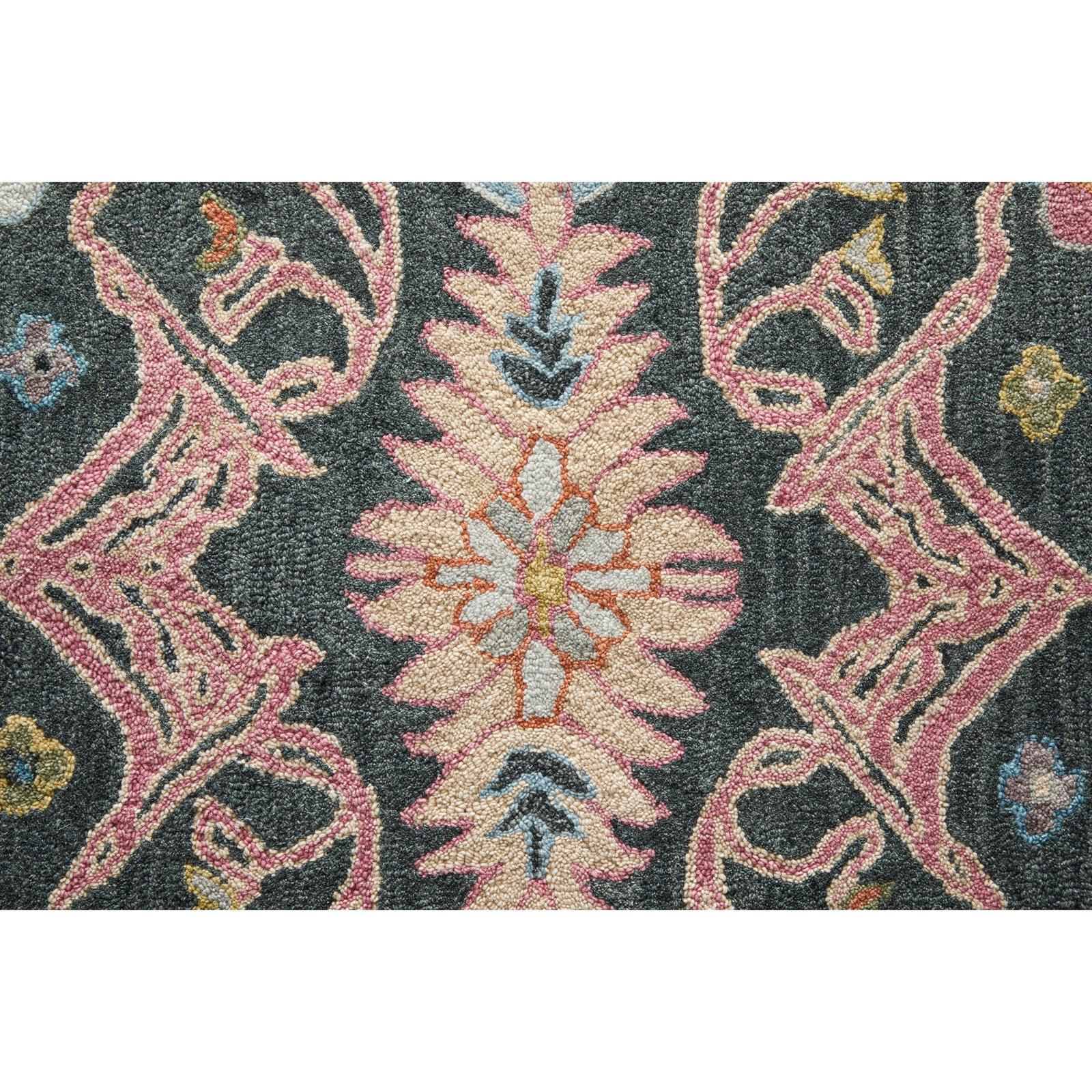 Feizy Springfield 8A47F Traditional Floral & Botanical, Gray/Ivory/Blue, 12' x 15' Rug