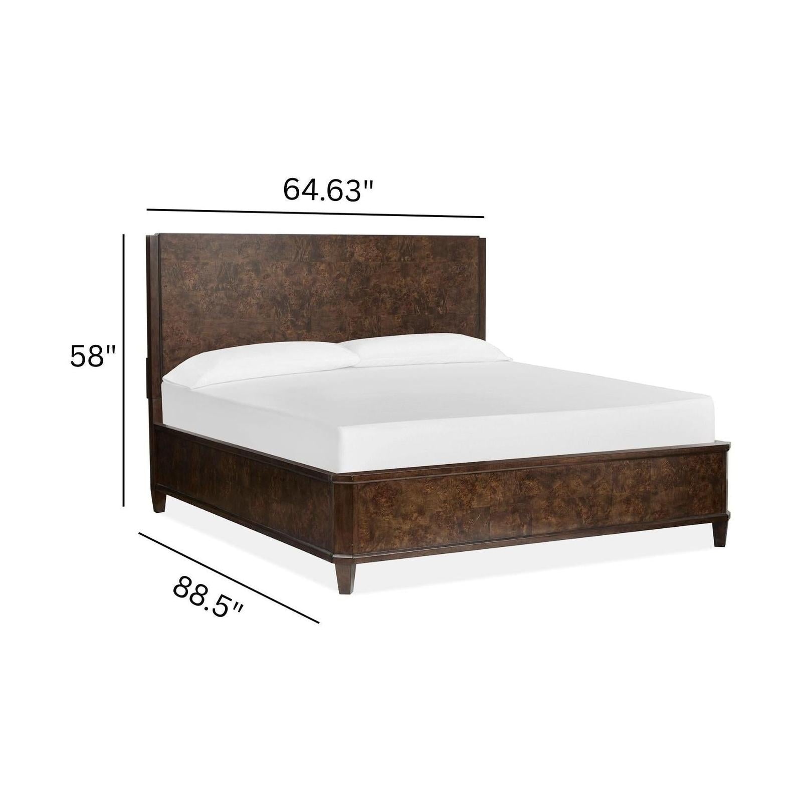 Magnussen Home Rowan Espresso Panel Bed