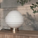 BOBO Intriguing Objects by Hooker Furniture Handblown Polish Saturn Opaline Glass Table Lamp