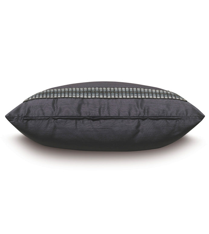 Eastern Accents Edris Charcoal with Mitered Border