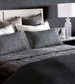 Eastern Accents Edris Charcoal with Mitered Border