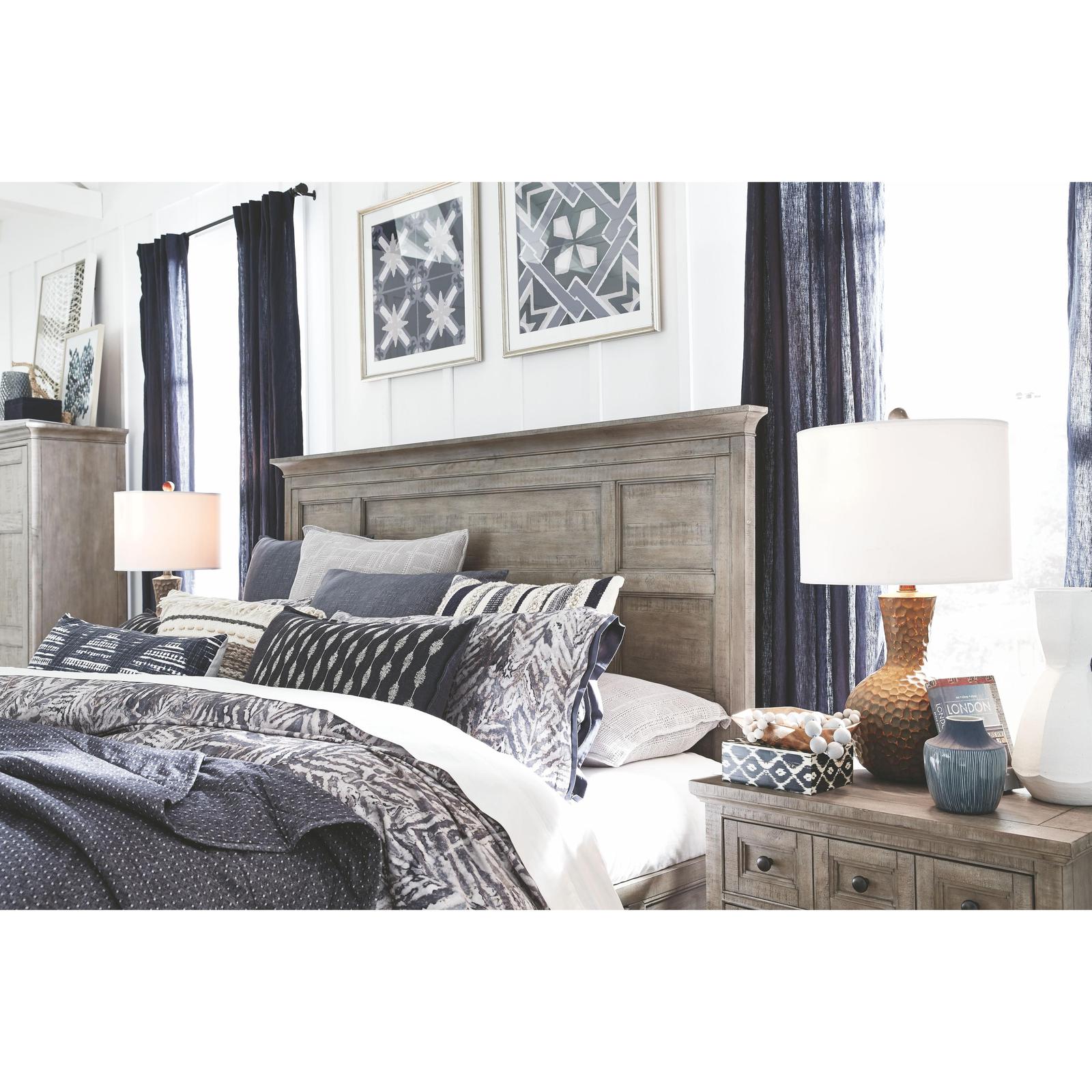 Magnussen Home Paxton Place Dovetail Grey Panel Bed
