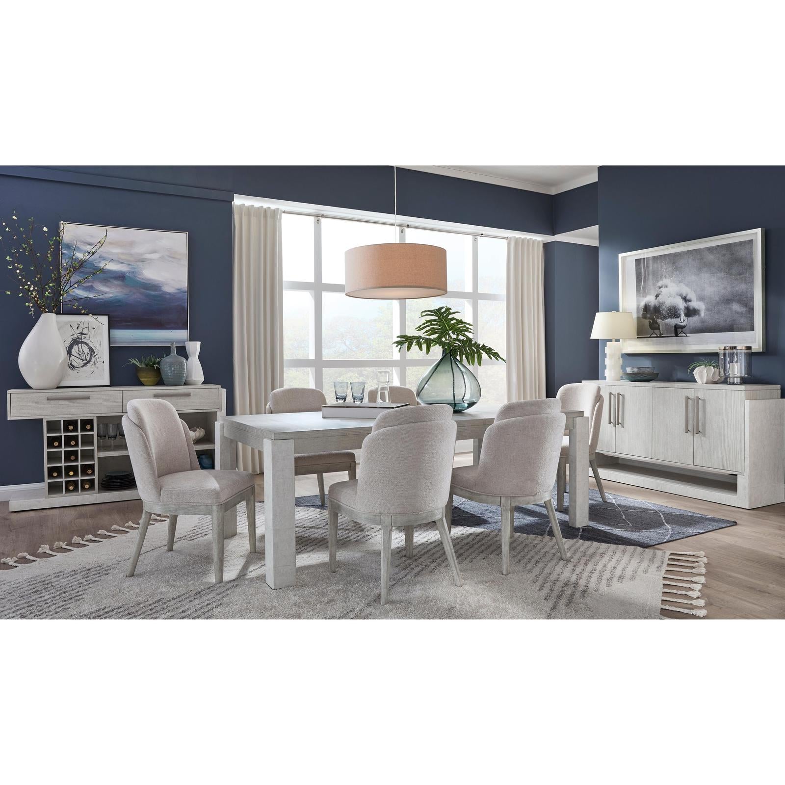Magnussen Home Lorelei Misty Cloud Extendable Rectangular Dining Table
