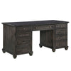 Magnussen Home Sutton Place Weathered Charcoal Executive Desk