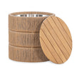 Margaritaville Avalon Wicker Storage End Table