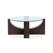 Magnussen Home Beckham Rustic Tavern Round Cocktail Table With Casters