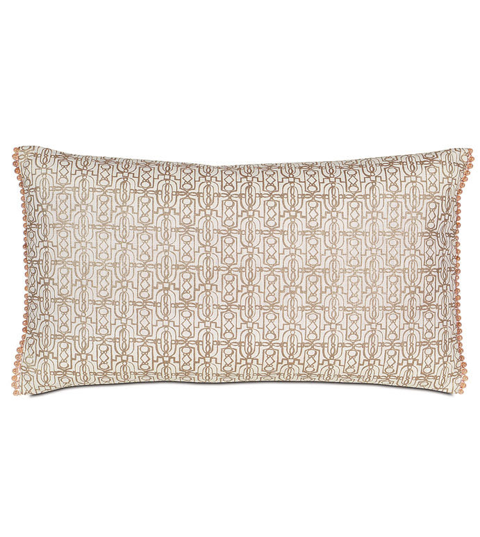 Eastern Accents Cordova Taupe with Beaded Trim