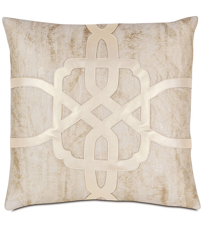 Eastern Accents Halo Champagne with Trellis Design