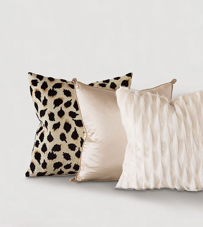 Eastern Accents Halo Faux Fur Decorative Pillow