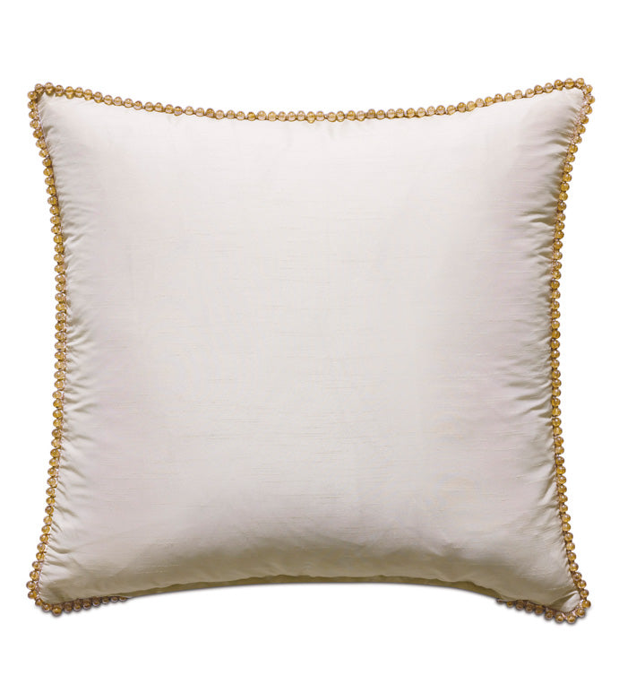 Eastern Accents Cordova Taupe with Beaded Trim