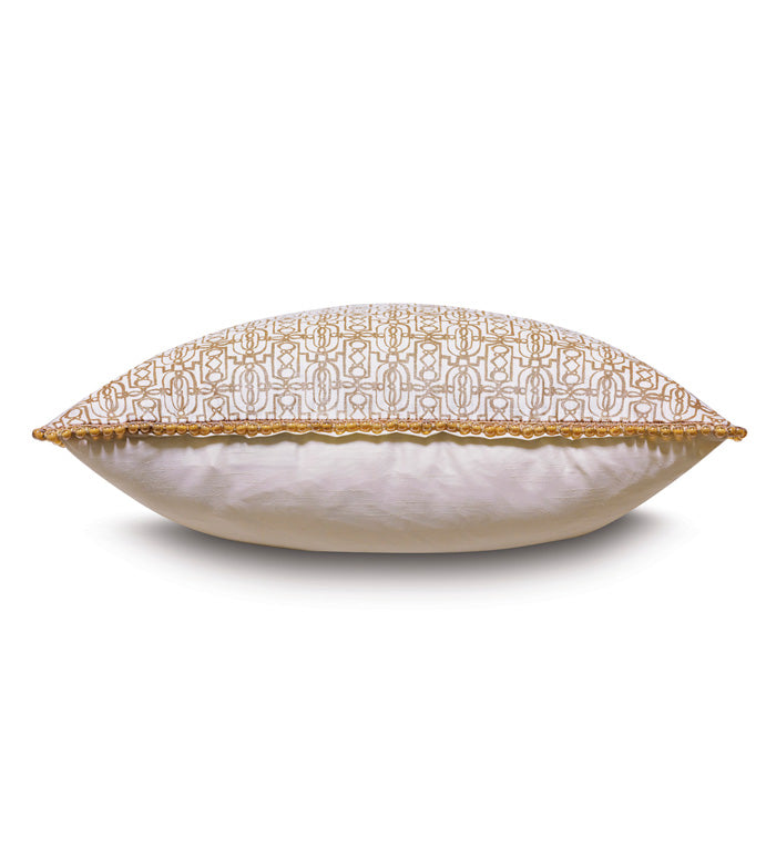 Eastern Accents Cordova Taupe with Beaded Trim
