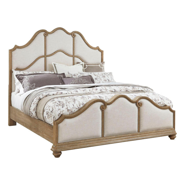 Pulaski Furniture Weston Hills Flax Seed Upholstered Bed
