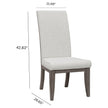 Pulaski Furniture Anderson Park Moose Trail and Frontier Upholstered Dining Side Chair Set of 2