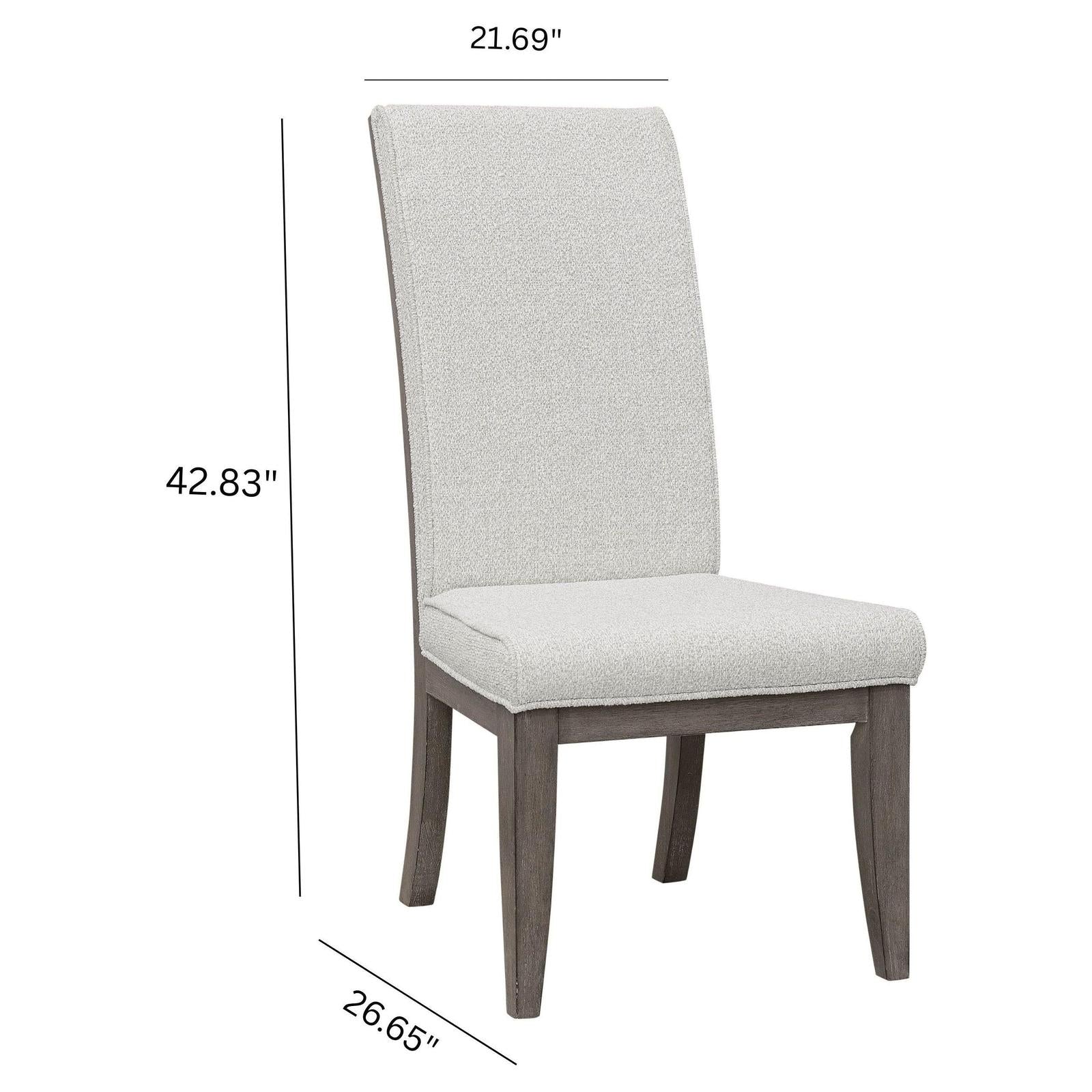 Pulaski Furniture Anderson Park Moose Trail and Frontier Upholstered Dining Side Chair Set of 2