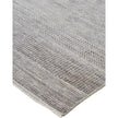Feizy Janson I6063 Transitional Stripes, Silver, 8' x 8' Round Rug