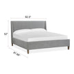 Magnussen Home Lindon Belgian Wheat & Coffee Bean Bed