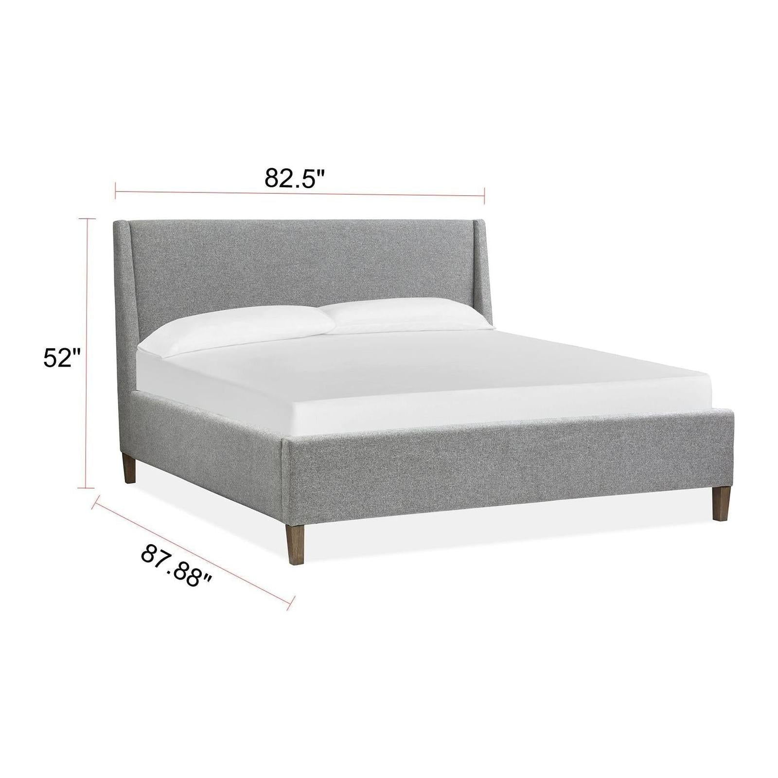 Magnussen Home Lindon Belgian Wheat & Coffee Bean Bed