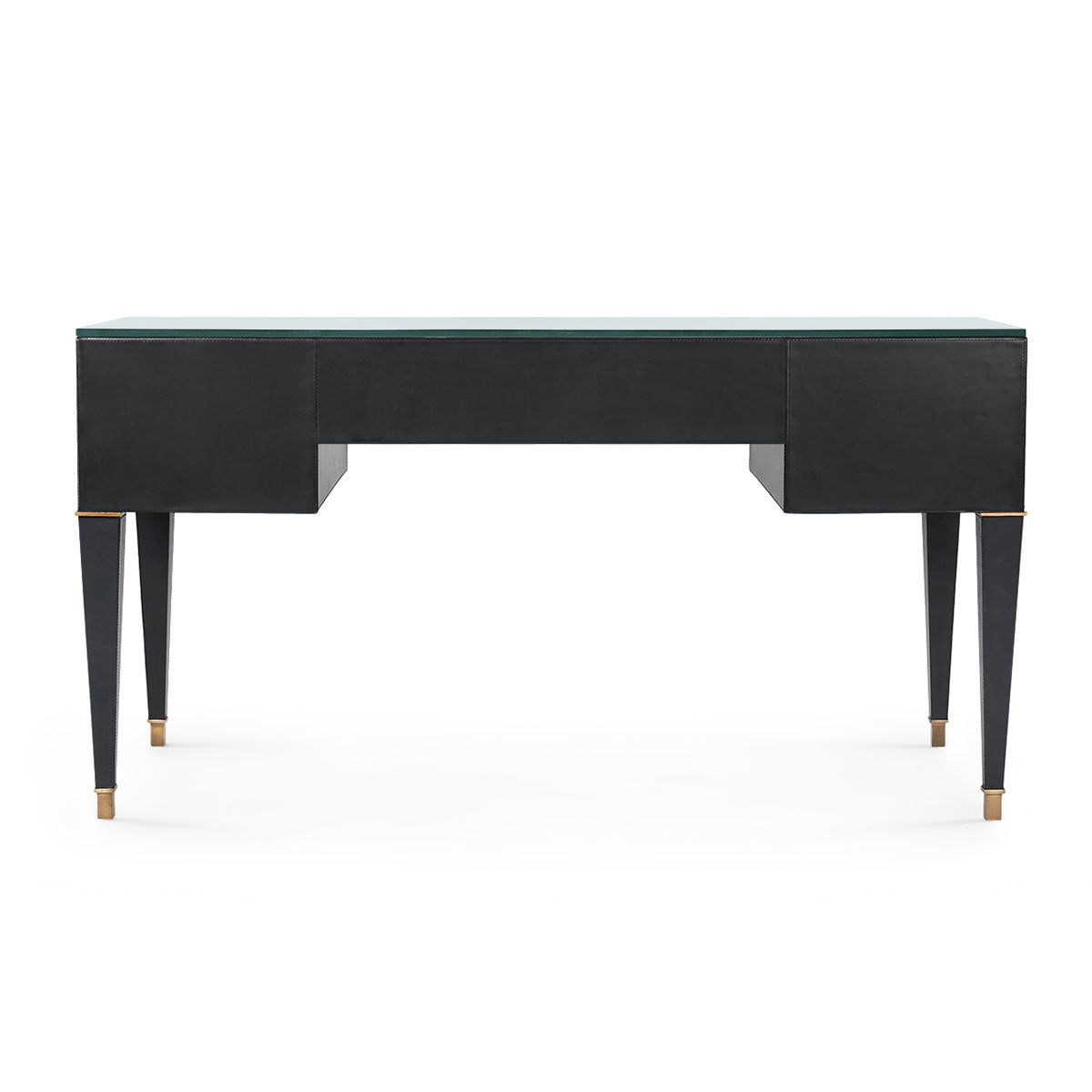 Villa & House Hunter Desk  with Glass Top