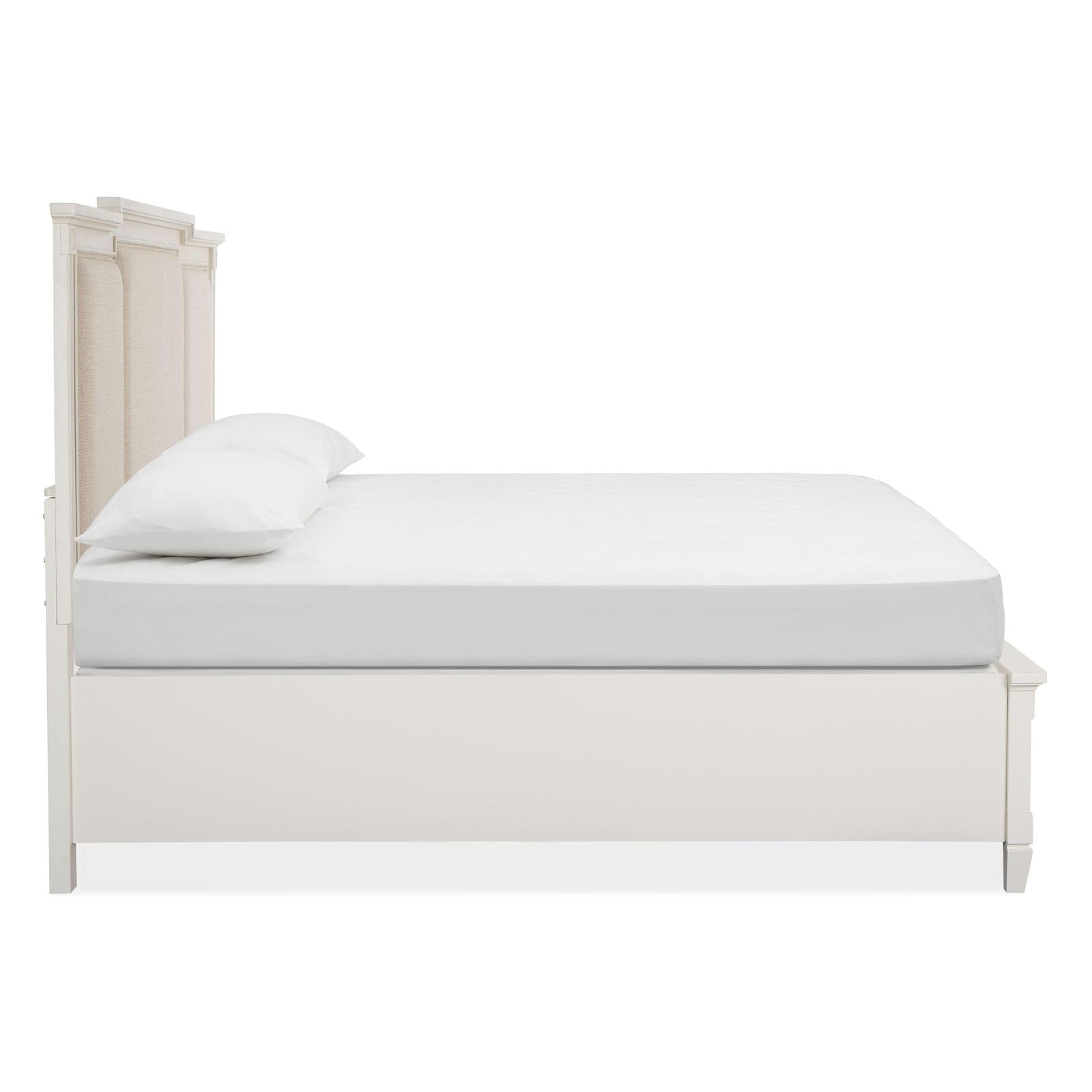 Magnussen Home Willowbrook Egg Shell White Bed
