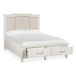 Magnussen Home Willowbrook Egg Shell White Bed