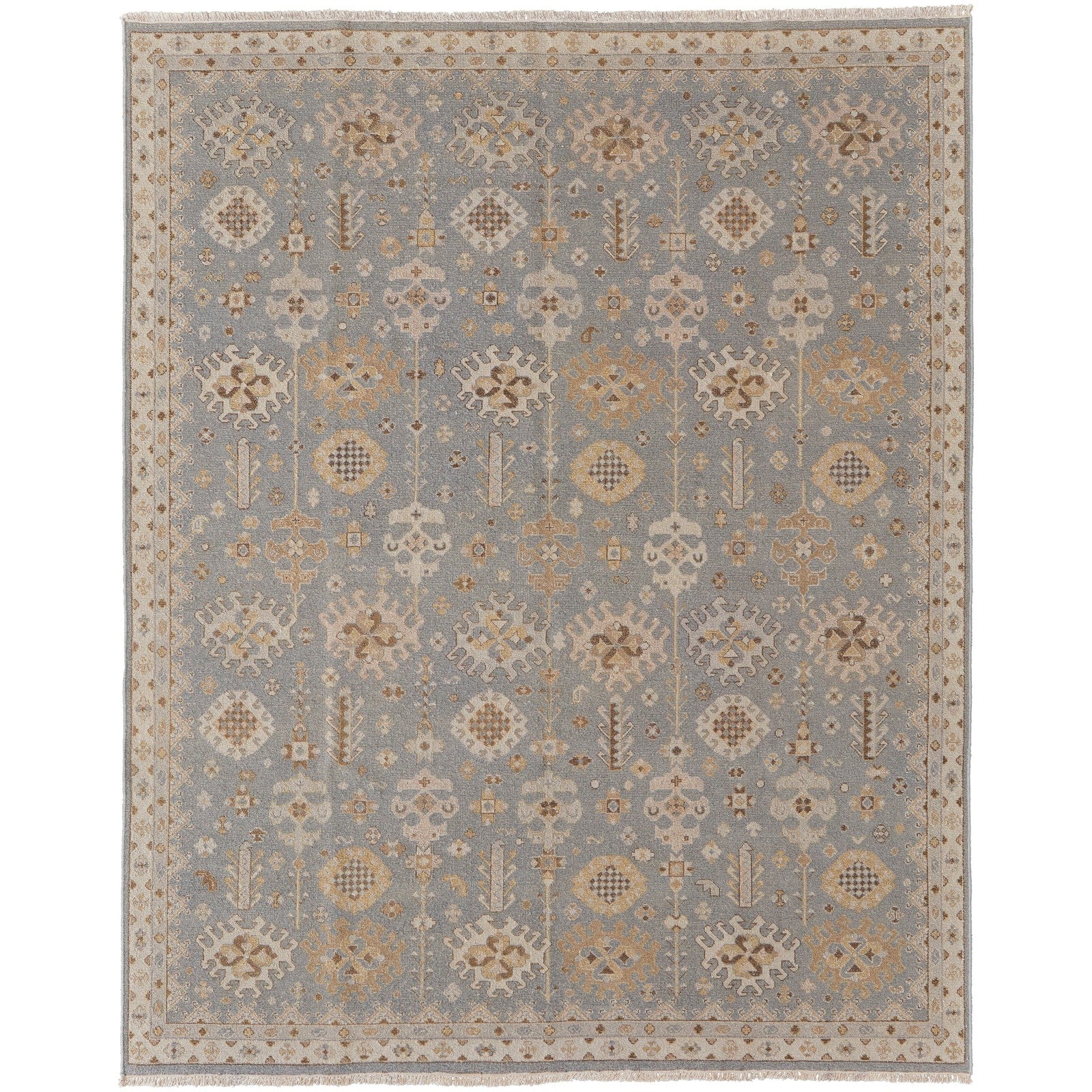 Feizy Corbitt 0610F Traditional Oriental in Blue/Gray/Ivory