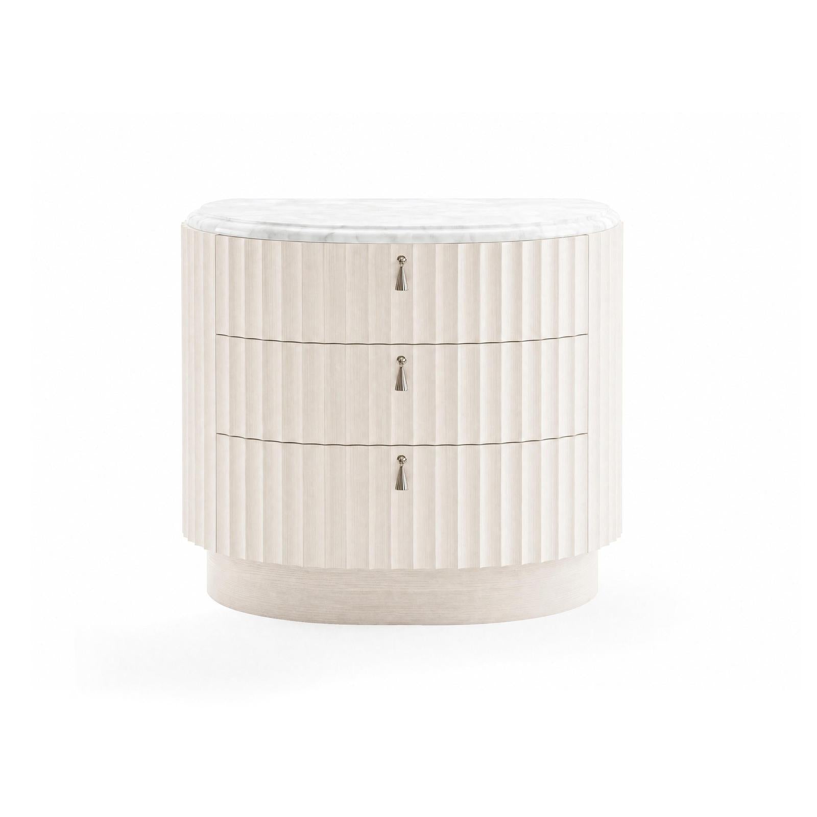 Pulaski Furniture Vivienne Whisper White Drawer Nightstand