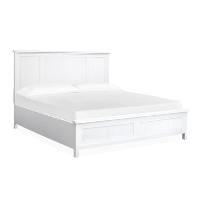 Salt Life Home Windmill Harbour White Whisp and Sand Queen Panel Bed Sale