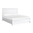 Salt Life Home Windmill Harbour White Whisp and Sand Queen Panel Bed Sale