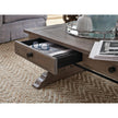Magnussen Home Tinley Park Dove Tail Grey Rectangular Cocktail Table
