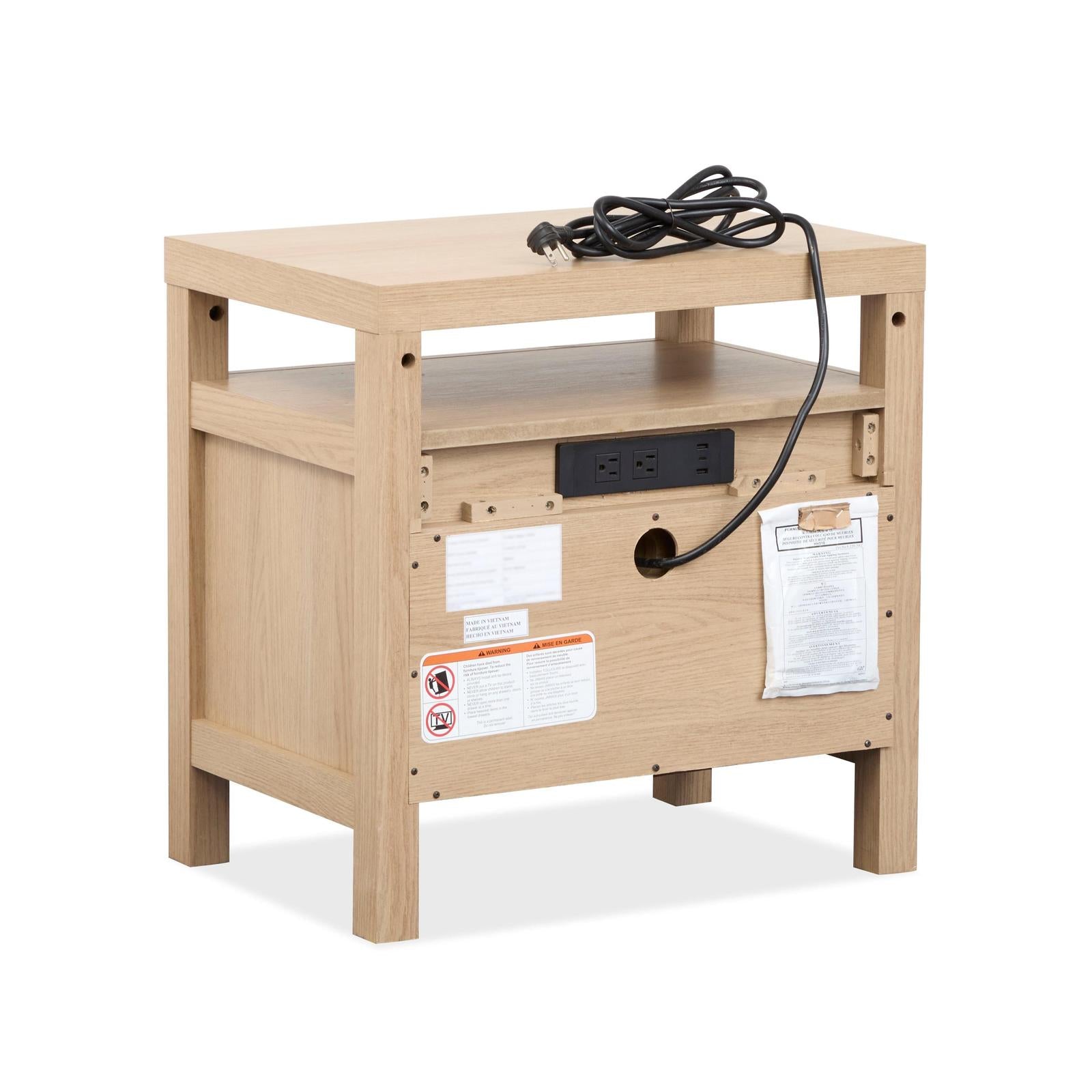 Magnussen Home Merrifield Sandstone Beige Drawer Nightstand
