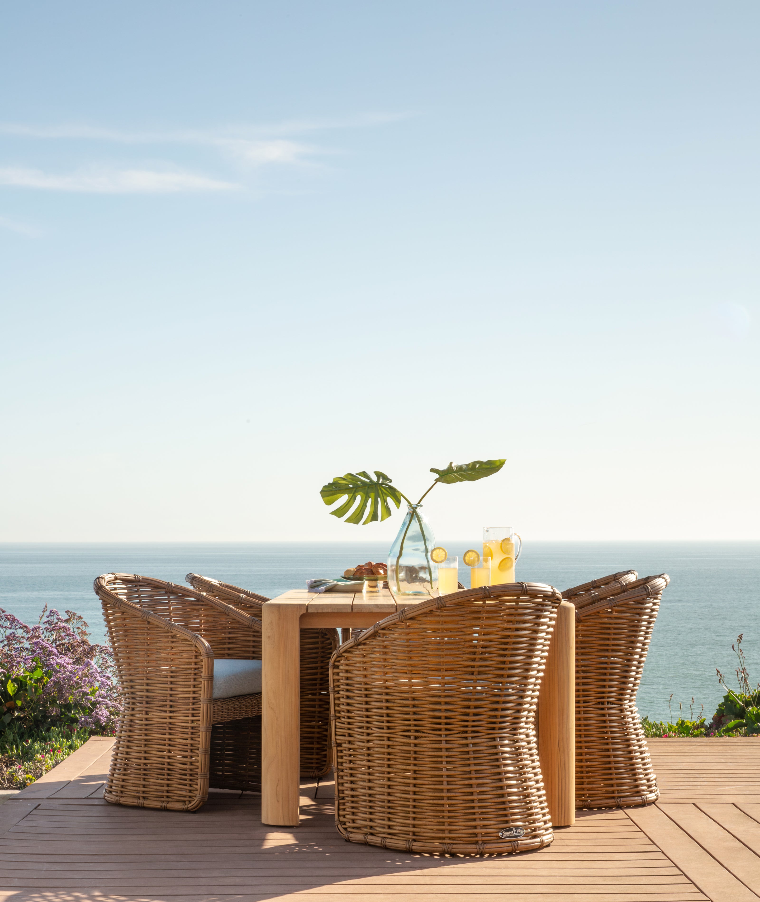 Sunset West Natural Teak 96