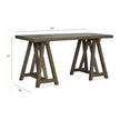Magnussen Home Lancaster Dovetail Grey Desk