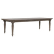 Pulaski Furniture Madison Ridge Natural Bark Extendable Leg Dining Table