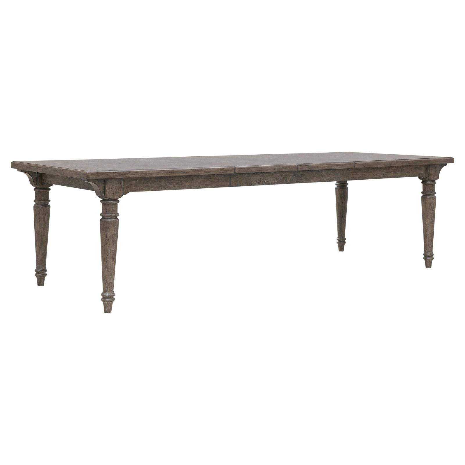 Pulaski Furniture Madison Ridge Natural Bark Extendable Leg Dining Table