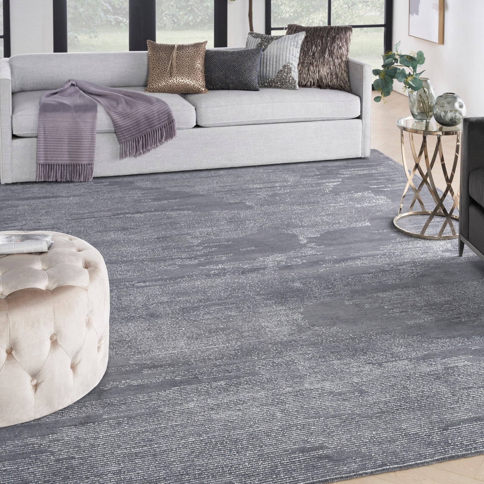 Nourison Rugs Michael Amini Ma30 Star SMR02 Modern Indoor Rug