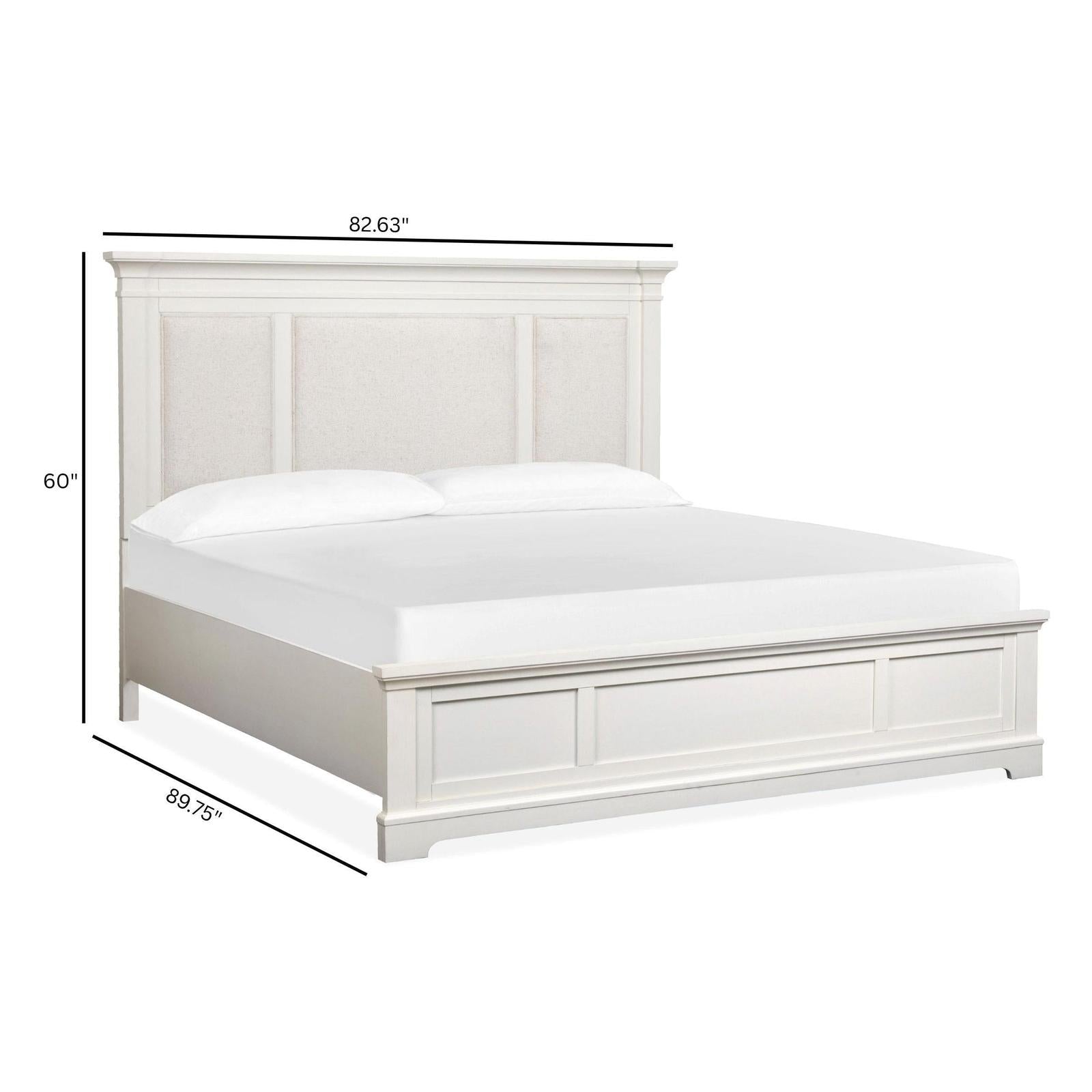 Magnussen Home Kingston Whisper White & Cerused Nutmeg Bed