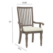 Pulaski Furniture Madison Ridge Natural Bark Arm Chair Two Pack