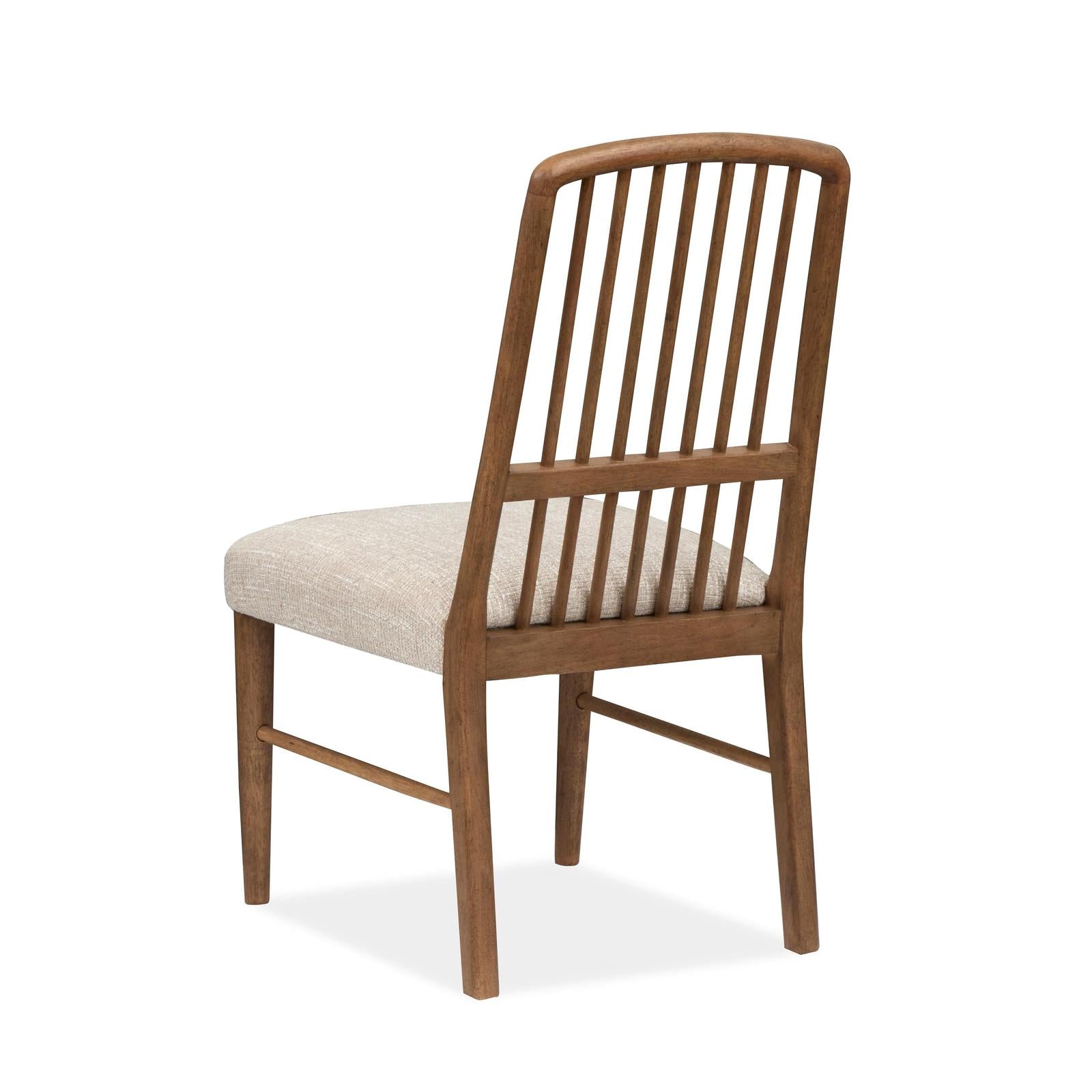 Magnussen Home Woodward Dark Clove Wood Slat Back Side Chair Two Pack