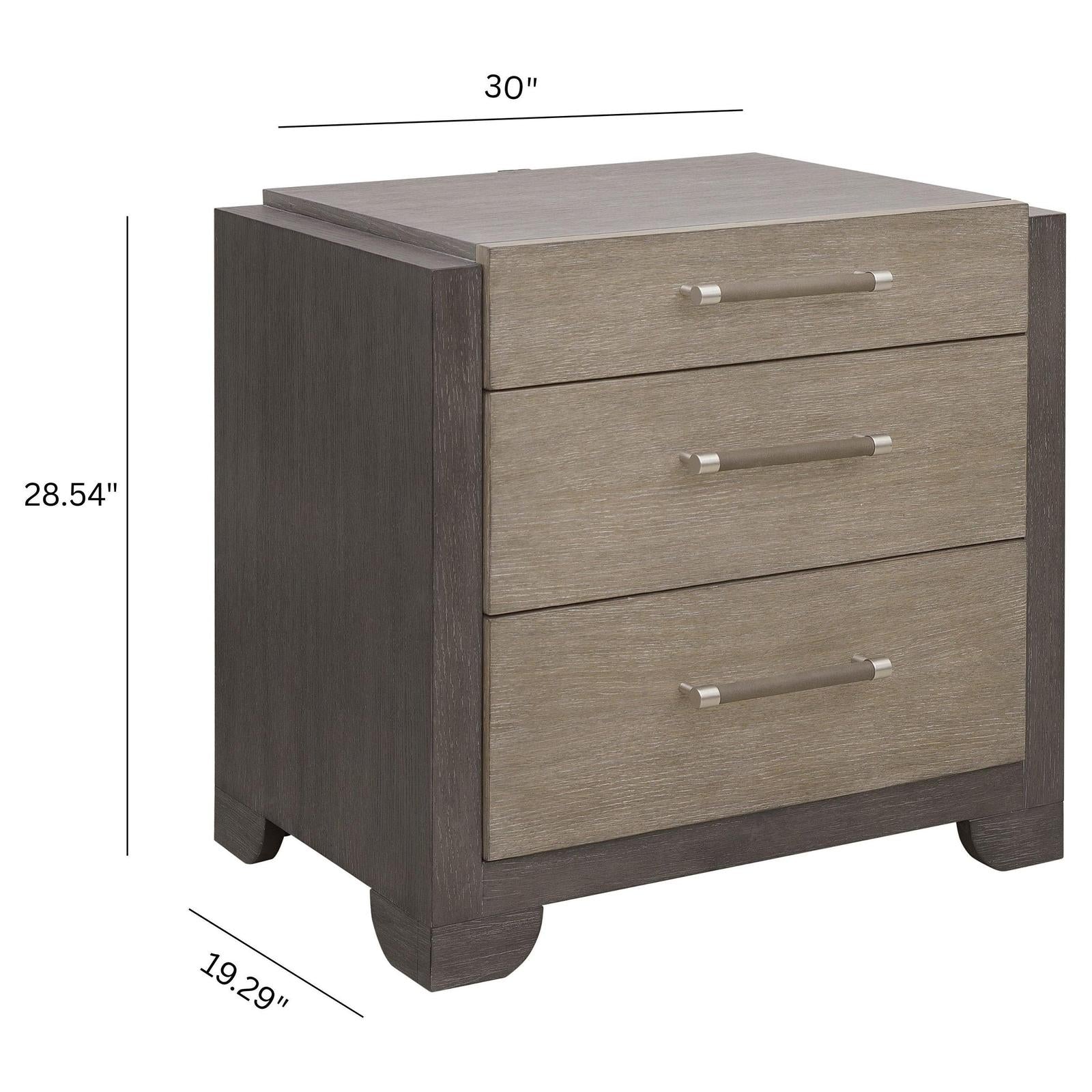 Pulaski Anderson Park Moose Trail And Frontier Brown Nightstand